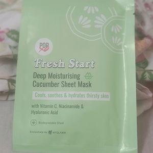 Popxo Cucumber Sheet Mask