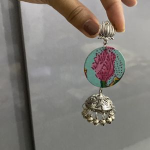 Handmade Fabric Jhumka