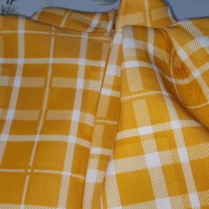 Yellow Checked Top