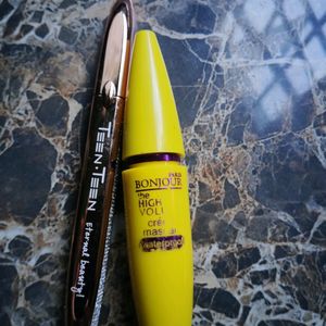 Teen Teeen  Black Eyeliner & Bonjour Paris Mascara