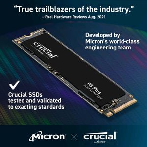 Crucial Brand New Seal Box Packed P3 Plus 1TB PCIe 4.0 3D NAND NVMe M.2 SSD