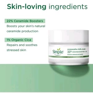 Simple Barrier Care Rich Cream Moisturizer