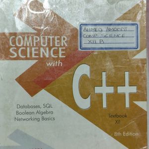 Computer Science Class 12 Textbook