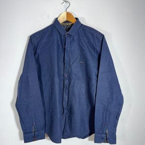 Cotton Dark Blue Shirt(men)