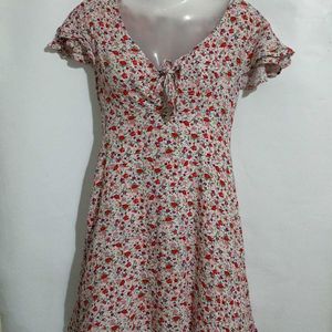 CUTE FLOWER PRINTED FROCK