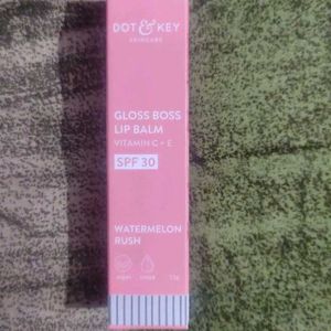 Dot Nd Key Watermelon Pinkish Lipbalm Spf 30+ New