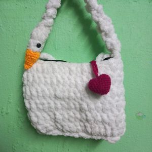 Crochet Goose Handbag 🤍