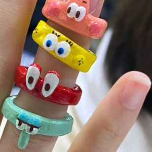 Spongebob Squarepants Ring Set