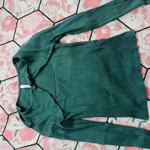 Cute Sea Green Top | Korean