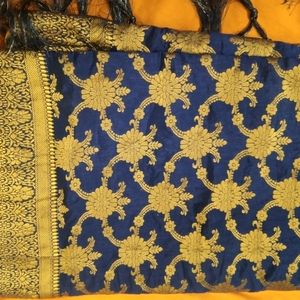 Navy Blue Dupatta