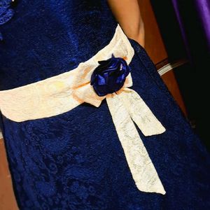 Blue Wedding Dress For Girls