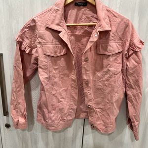 Peach Denim Jacket