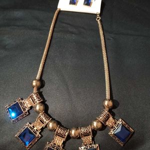 Blue Diamond Jewellery Set