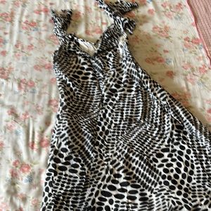 Polka Print Gown