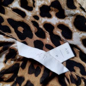 H&M Animal Print Shirt