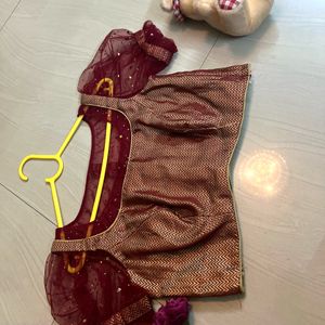 Maroon Designer/ Master Stiching Blouse