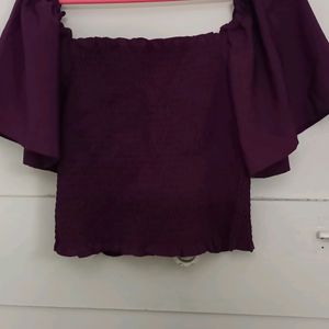 Hot Purple Crop Top