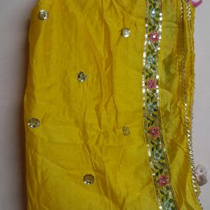 Chanderi Silk Dupata Like New