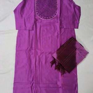 550/- Any Kurti With Dupatta