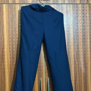 Sassafras Navy Blue Women Trousers