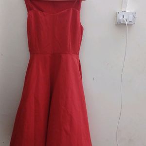 It's A Causal Frock For Women Rust Coloured