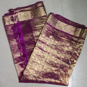 Pink Pure Kanchi Pattu Saree