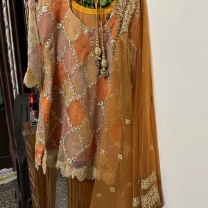 Mustard Garara Suit