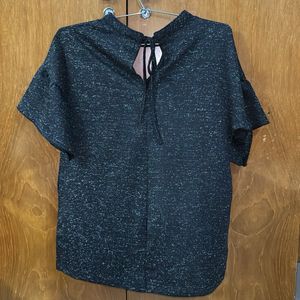 Black Sparkling Party Top