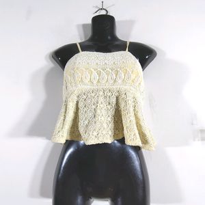 Yellow Embroidered Top (Women's)