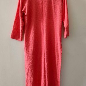 Pink Straight Kurti (Barely Used)