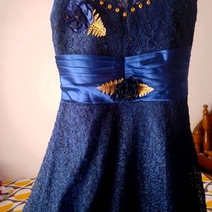 Pretty Navy Blue Girls Dress💙