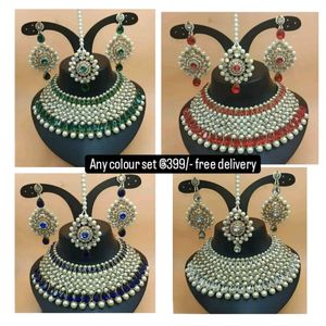 Women's Necklace Choker Any Colour @399 , COD