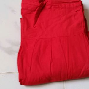 Cotton Red Salwar