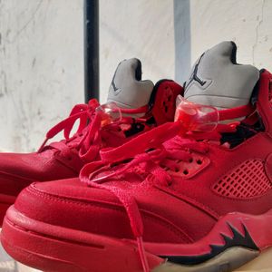 Premium Air Jordan Retro 5 Red