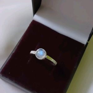 Original silver With Moonstone Ring