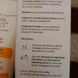 Deconstruct Skin Soothe Ceramide Moisturizer