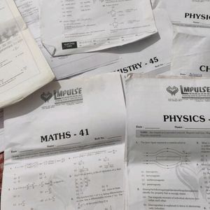 Impulse Jee Mains Papers