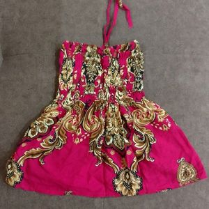 2-4 Years Baby Combo Dress