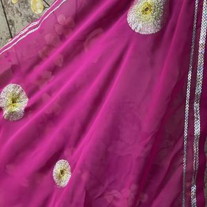 Beautiful Pink Saree