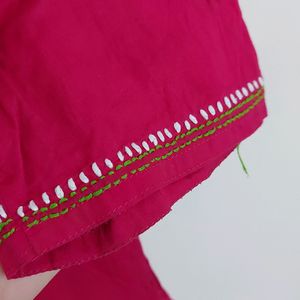 Hand Embroidered Chikan Kurti