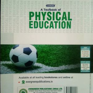 Candid Physical Education Textbook For Class 12. According To Cbse Pattern With Mcqs And Previous Year Board Questions. Extremely Helpful For Board Exam