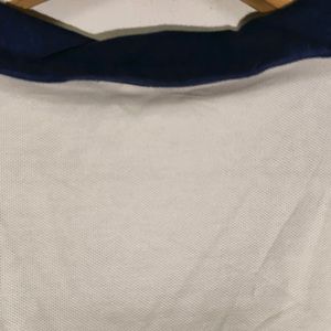 Trendy New Cream Blue Top For Women