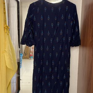 Navy Blue Kurta