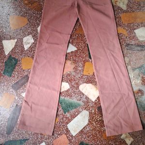 High Rise Regular Beige Pants