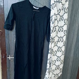 Black Kurta White Plazo