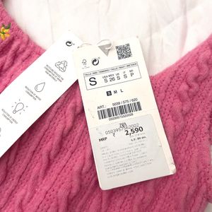 Zara Pink Knitted Dress