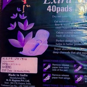 Jumbo Extra Sure 40 Pads For Women