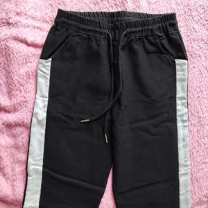 Black&white  Drawstring Pants