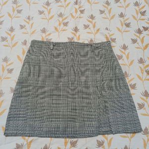 La Chic Pick Short Plaid A-Line Mini Tennis Skirt