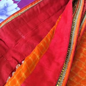 Diwali Offer 🎉Half-N-Half Saree